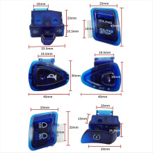 6Pcs for GY6 50cc 125cc 150cc ATV Moped Scooter Motorcycle Heads Light Horn Dimmer Turn Single Switch Button Red