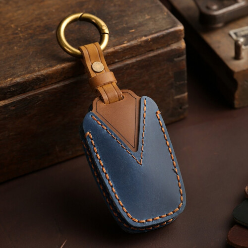 Car Key Case Cover Shell Fob for Prado 4 Button Blue 2