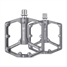 Bicycle Pedal One-Piece CNC Aluminum Alloy Ultralight Seal Du Bearing Pedals Accessories Titanium