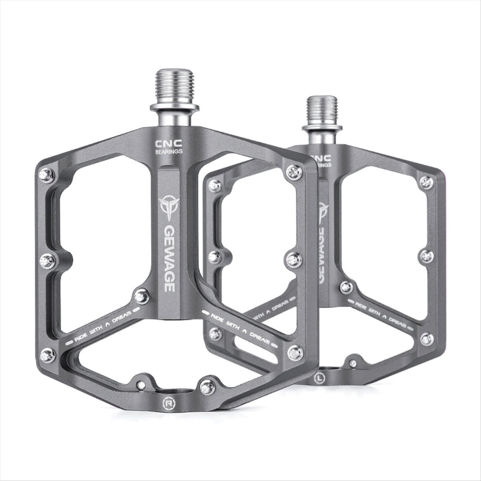 Bicycle Pedal One-Piece Cnc Aluminum Alloy Ultralight Seal Du Bearing Pedals Accessories Titanium 4852720231952