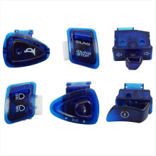 6Pcs for GY6 50cc 125cc 150cc ATV Moped Scooter Motorcycle Heads Light Horn Dimmer Turn Single Switch Button Blue