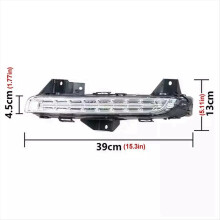Car Front Bumper LED Daytime Running Light DRL Turn Signal Lamp for 2014-2017 97063108252 Right