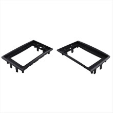 2Din 10.1 Inch Car Frame Fascia Adapter Canbus Box Decoder Android Radio Dash Fitting Panel Kit for XC90 2003-2014