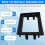 2Din 10.1 Inch Car Frame Fascia Adapter Canbus Box Decoder Android Radio Dash Fitting Panel Kit for XC90 2003-2014 4