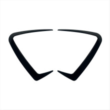 Car Front Bumper Splitter Spoiler Fog Lamp Cover Trim for X3 G45 2025+ Bright Black