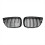 Gloss Black Front Kidney Single Grill for 1 Series E81 E82 E87 E88 2004-2007 7
