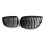 Gloss Black Front Kidney Single Grill for 1 Series E81 E82 E87 E88 2004-2007 5