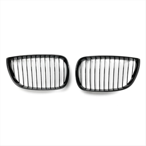 Gloss Black Front Kidney Single Grill for 1 Series E81 E82 E87 E88 2004-2007 1