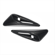 Car Side Camera Cover Carbon Fiber Trim Accessories for Model Y 2024+ Protective