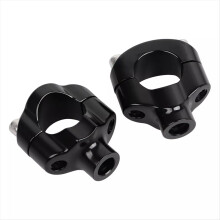 Motor 1.5Inch Handlebar Riser Clamp 1-1/4Inch Tall Kit for Softail Custom FXSTC