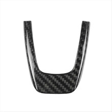 Real Hard Carbon Fiber Sticker for 595 2012 2013 2014 2015 Steering Wheel Trim Accessories