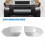 Left Front Bar End Cap Pad Cover 52423-35030 for 2007-2014 Bumper Side Liner Corner Protector Shell 4