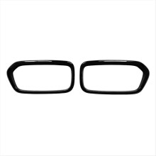 Front Bumper Grille Frame Cover Trim Racing Middle Net for X2 Series F39 2018-2021 Glossy Black