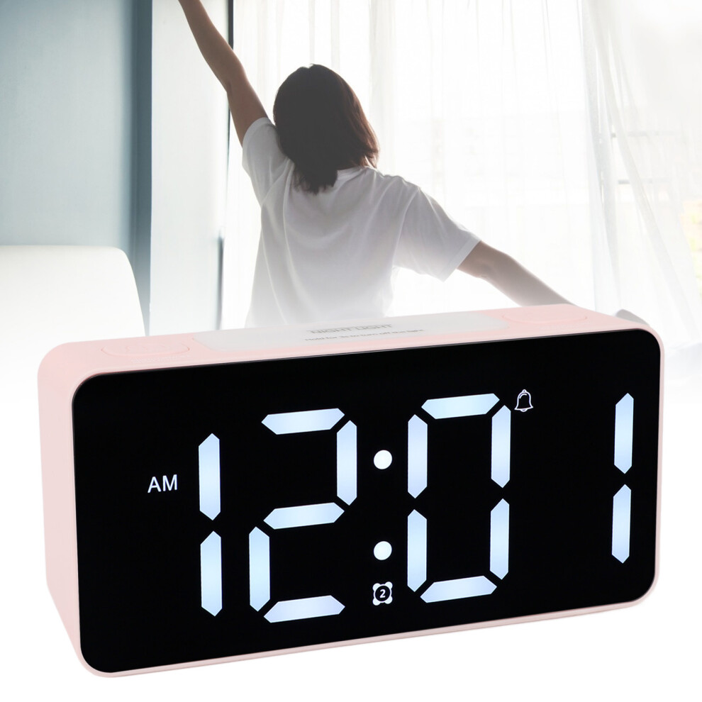 Extra Loud Alarm Clock with Bed Shaker, 15 Color Modes, for Heavy Sleepers