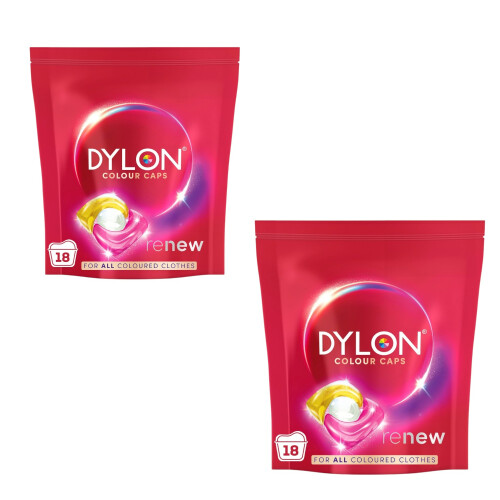 Dylon Dylon Colour Caps 2 Pack Colour Renewing Pods