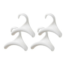 Handbag Hooks Arch Safety Hanger SpaceSaving Bag Holders White Set Of 4 For Hanging Bags Scarves Hats Shawls