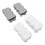 4er-Pack Duschkopfhalter mit starkem Saugnapf 16
