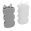 4er-Pack Duschkopfhalter mit starkem Saugnapf 9