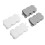 4er-Pack Duschkopfhalter mit starkem Saugnapf 12