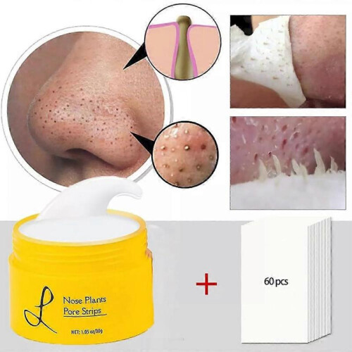 (2PCS)1-3X Luelle Pore Strips, Luelle Blackhead Remover, Blackhead Mask with Strips 1