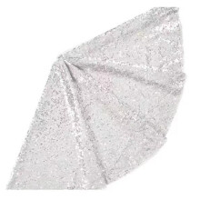 Sequin Christmas Tree Skirt, Sparkling Elegance Glitter Tree Skirts for 6ft Xmas Trees, 48", Suitable for All Kinds of Celebrations