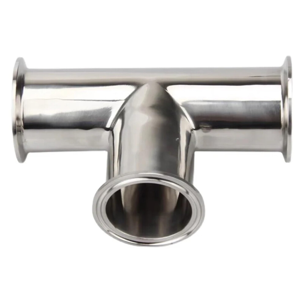 Tri Clamp Tee 2Inch 51Mm Stainless Steel 304 Ferrule Connector Pipe Fitting 3Way 9339159486719