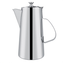 Bouilloire avec bec verseur facile, théière grande capacité en acier inoxydable pour infuser et servir, construction durable résistante à la