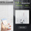 Wireless AC Thermostat with 5+2 Day Program 6 Periods White Easy Install 7