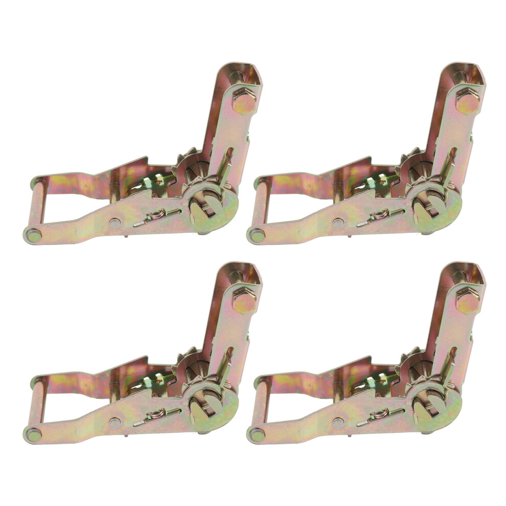 4Pcs Carbon Steel Ratchet Tensioners For 1-1/16" Straps, 1500Kgs Pull 8471364245024