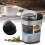 Moedor elétrico de café e especiarias, moedor versátil com operação de um toque para moagem uniforme e rápida de café, grãos, temperos e 2