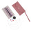 Purple Interchangeable Circular Knitting Needle Set 3.0-6.0mm 11
