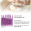 Purple Interchangeable Circular Knitting Needle Set 3.0-6.0mm 5