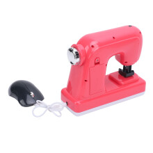 Kids Battery-Powered Sewing Machine Toy Kit, ABS, Educational Role Play