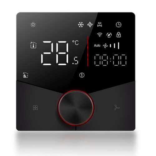 Smart WiFi Thermostat for AC 5+2 Days 6 Periods Programmable Black 2