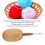 Egg Shaped Darning Tool with Crochet Hook, Beech Wood, 8x3.7cm 9
