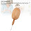 Egg Shaped Darning Tool with Crochet Hook, Beech Wood, 8x3.7cm 4