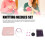 10 Pairs Interchangeable Circular Knitting Needles Set 3.0-6.5mm 5
