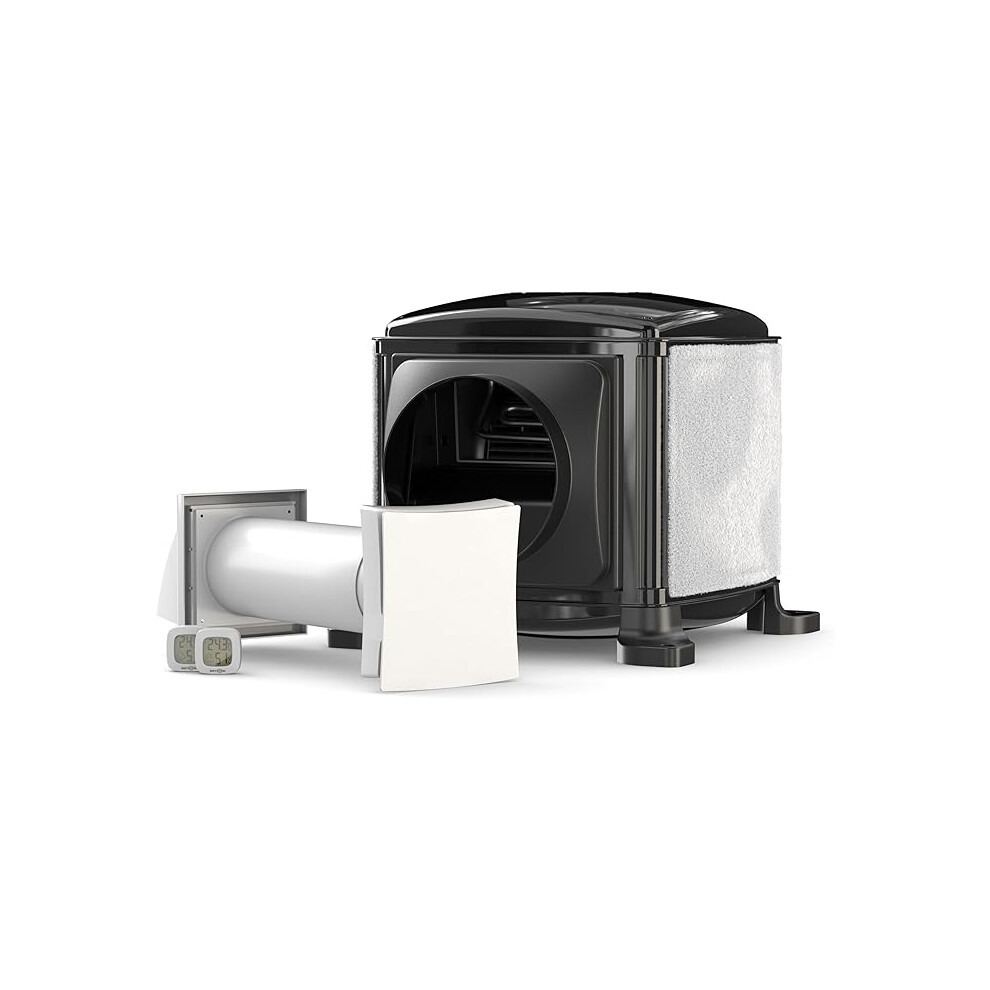 Dryzone Whole House Ventilation Bundle, Loft Cube Piv Unit With Heater, Passive Wall Vent, 2 Digital Hygrometers 5061079800170