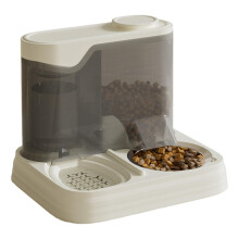 Cat Feeder and Water Dispenser 11x9x9 Inch Filterable Automatic Feeder Desiccant Case Pet Supplies Home