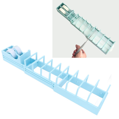 Blauer Kunststoff-Klebebandabroller - 2er-Pack