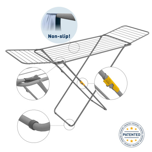 Rörets Drying rack Sussi Space Grey 2