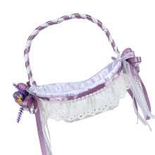 Panier de mariage pour fille, avec ruban d'habillage en