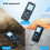 Handheld Laser Distance Meter 2AAA, Backlit LCD, 11.5x5x3cm Black 4