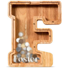 Tirelire en bois personnalisable pour enfants, tirelire amusante