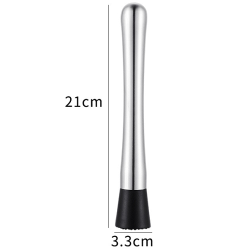 Bar Tool Excellence, Ανοξείδωτο ατσάλινο αναδευτήρα για κοκτέιλ με εργονομική λαβή και 1