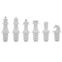 Meio Jogo de Xadrez, Peças de Xadrez de Plástico Coloridas para Jogos Criativos, Peças de Xadrez Gigantes de Silicone para o Tamanho Oficial (6