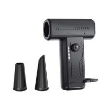 (black) Handheld Dust Blower Hair Dryer Air Pump For Camping Emergency Mini