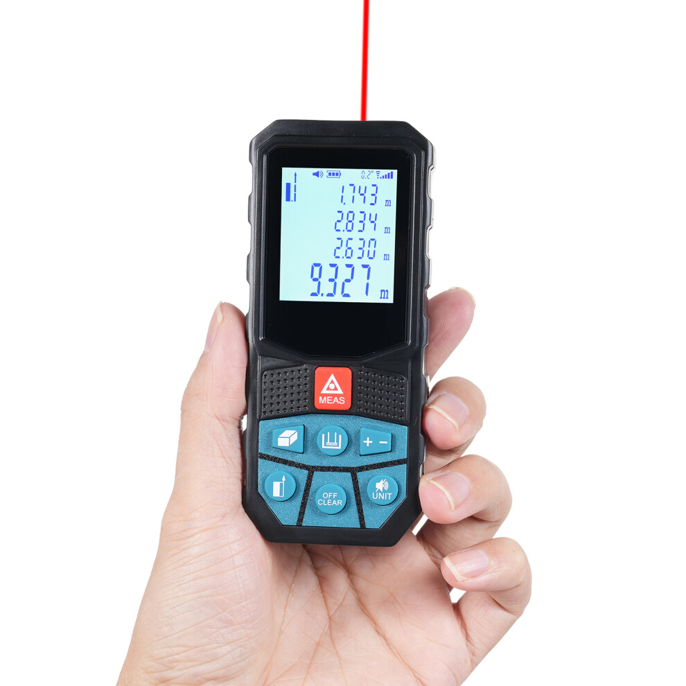 Digital Laser Distance Meter 11.5X5x2.8cm Ip54 Backlit Lcd 4921364248616
