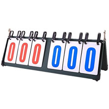Basketball Scoreboards 6Digit Flip Scoreboard Tabletop Flipper For Football Volleyball Timers Color Black Size 55.6 x