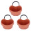 Blumentopf mit verstellbarem Riemen, 6